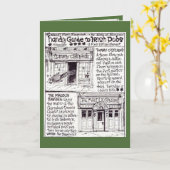 La carte de Pub (Fleur jaune)