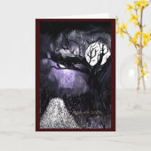 LA CARTE DE RÉJOUISSEMENT "LE PLUS PEINFUL DARK" (Fleur jaune)