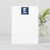 La carte de remerciements d'Ethan (Debout devant)