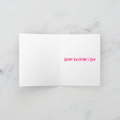 La carte de Saint-Valentin d'ours panda (Intérieur)