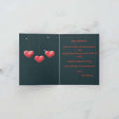 La carte de Saint-Valentin qui fait chaud au coeur (Intérieur)
