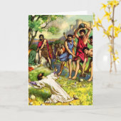 La carte de salutation de la lapidation (Fleur jaune)