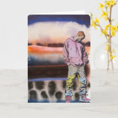 La carte de salutation Trendsetter (intérieur vide (Fleur jaune)