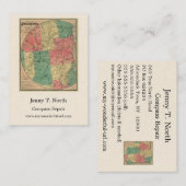 La carte de Stoddard de la nature sauvage des Adir (Devant / Derrière)