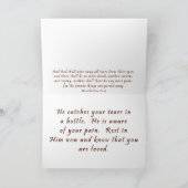 La carte de sympathie chrétienne d'écriture sainte (Intérieur)