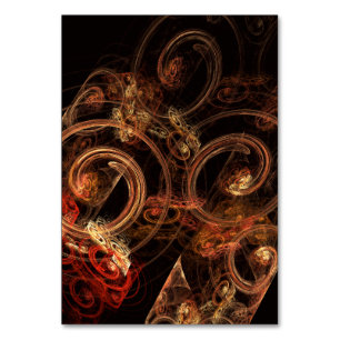 La carte de table Sound of Music Abstrait Art