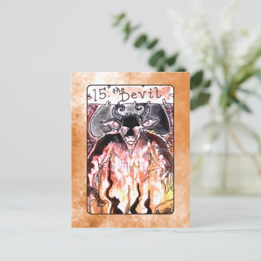 La Carte de tarot (Debout devant)