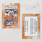 La carte de tarot accrochée d'homme (Devant / Derrière)