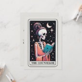 La carte de tarot de la Fête des Mères, Le Conseil (Devant/Arrière en situation)