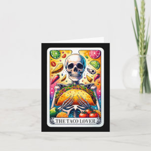 La carte de tarot de la fête du taco mardi Cinco D