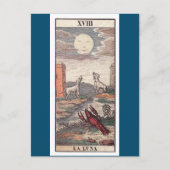 La carte de tarot de la lune (Devant)