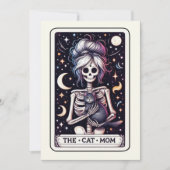 La carte de tarot de la mère chat pour la fête des (Devant)