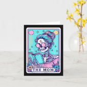 La carte de tarot de la mère Skeleton Fête des mèr (Fleur jaune)