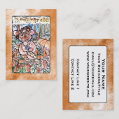 La carte de tarot d'impératrice (Devant / Derrière)