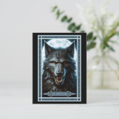 La Carte de Tarot du Loup-Garou (Debout devant)