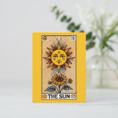 La carte de tarot du Soleil (Debout devant)