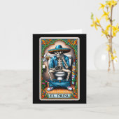 La carte de tarot El Papa Latino espagnol faisant (Fleur jaune)