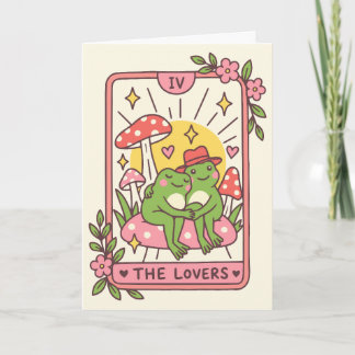La carte de tarot Grenouille des Amoureux