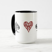 La carte de tisonnier adapte à la tasse (Devant gauche)