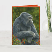 La carte de Valentine de gorille (Devant)