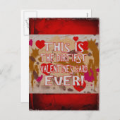 La carte de Valentine la plus sale jamais ! (Devant / Derrière)