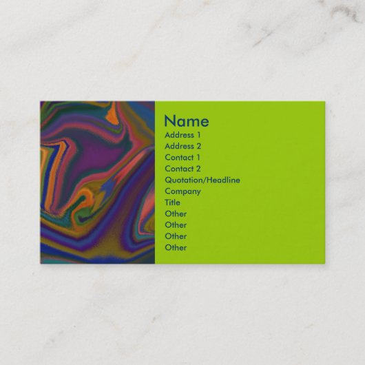 Là carte de visite (Devant)
