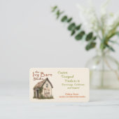 La carte de visite Ivy Barn Studio (Debout devant)