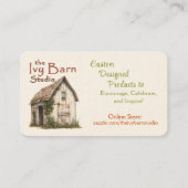 La carte de visite Ivy Barn Studio (Devant)