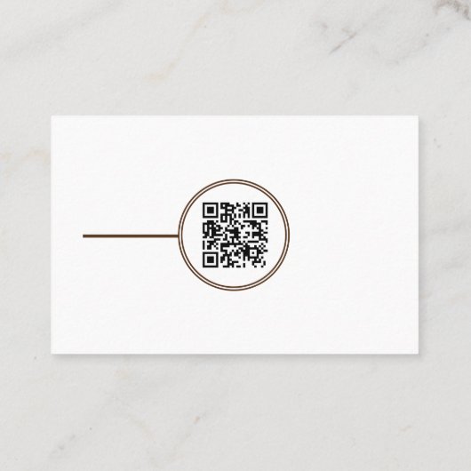 La carte de visite professionnelle pour les détect (Dos)