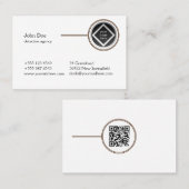 La carte de visite professionnelle pour les détect (Devant / Derrière)