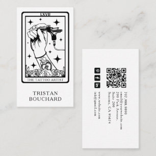 La Carte de Visite Tarot de l'Artiste Tatoueur