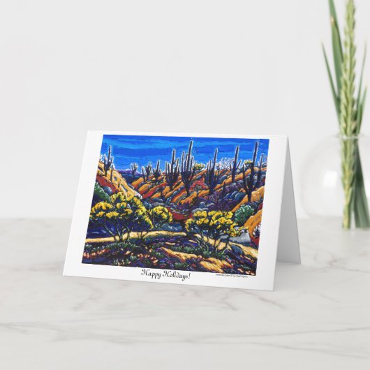 La carte de vœux Arizona Eden II (Devant)