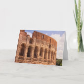 La carte de vœux Colisée Rome, Italie (Devant)