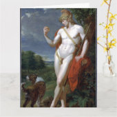 La carte de vœux d'art fin Paris Shepherd (Fleur jaune)
