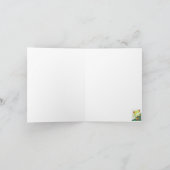 La carte de voeux de grenouille d'arbre, changent (Intérieur)