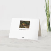 la carte de vœux de la récolte (Dos)