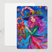 La carte de vœux de Noël 4 The Christmas Witch (Devant / Derrière)