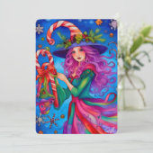 La carte de vœux de Noël 4 The Christmas Witch (Debout devant)