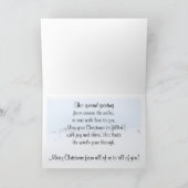 La carte de voeux de Noël à travers les miles (Intérieur)