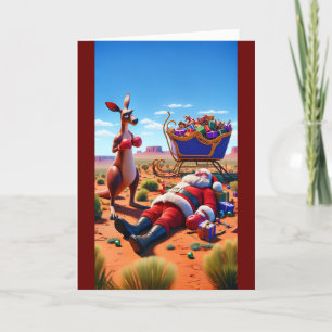 La carte de vœux de Noël surprise australienne du