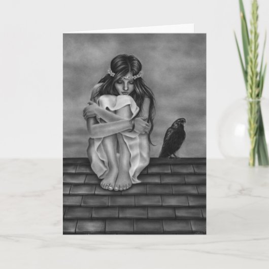 La carte de voeux de Raven de toit (Devant)