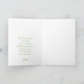 La carte de voeux de tortue de mer (Intérieur)