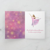 La carte de voeux de vacances de Clara de (Intérieur)