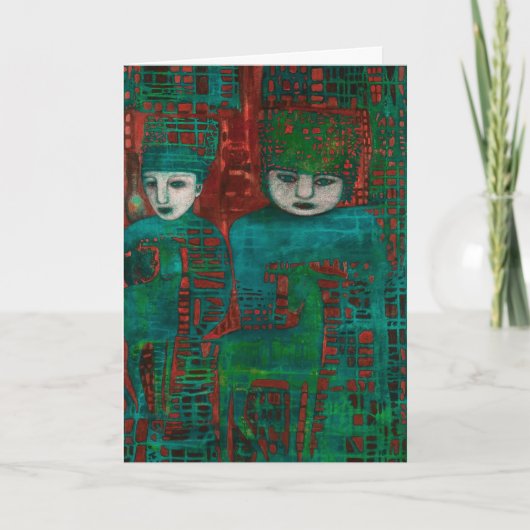 La carte de voeux douce (Devant)