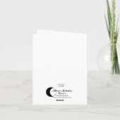 La carte de voeux du lièvre (Dos)