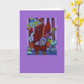 La carte de voeux du Roi (Fleur jaune)