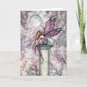 La carte de voeux féerique de surveillance (Devant)