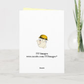 La carte de voeux franciscaine de croix et de (Dos)