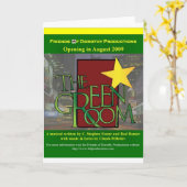 La carte de voeux Green Room (Fleur jaune)