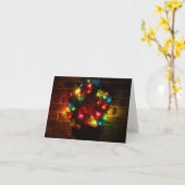 La Carte de voeux Happy Holiday (Fleur jaune)